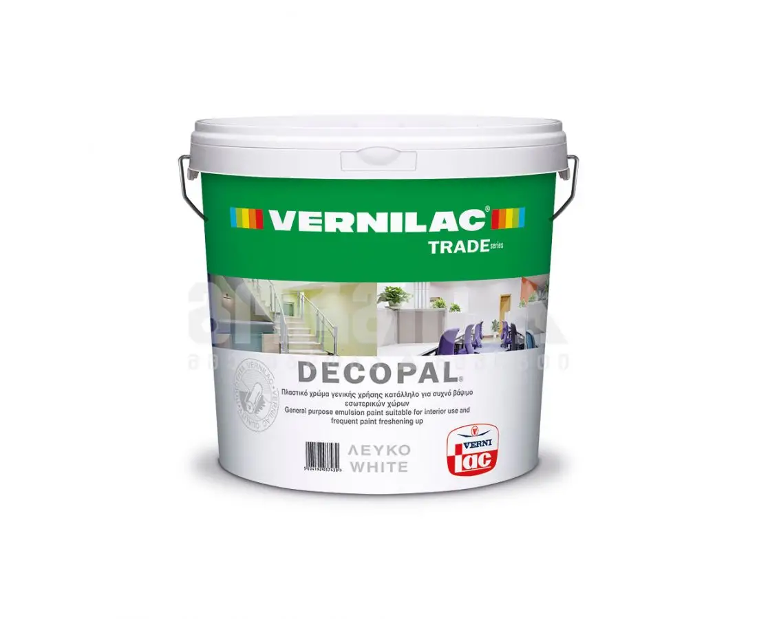 წყალემულსია DECOPAL No. 42344 9 ლ. — ინტერიერის საღებავი